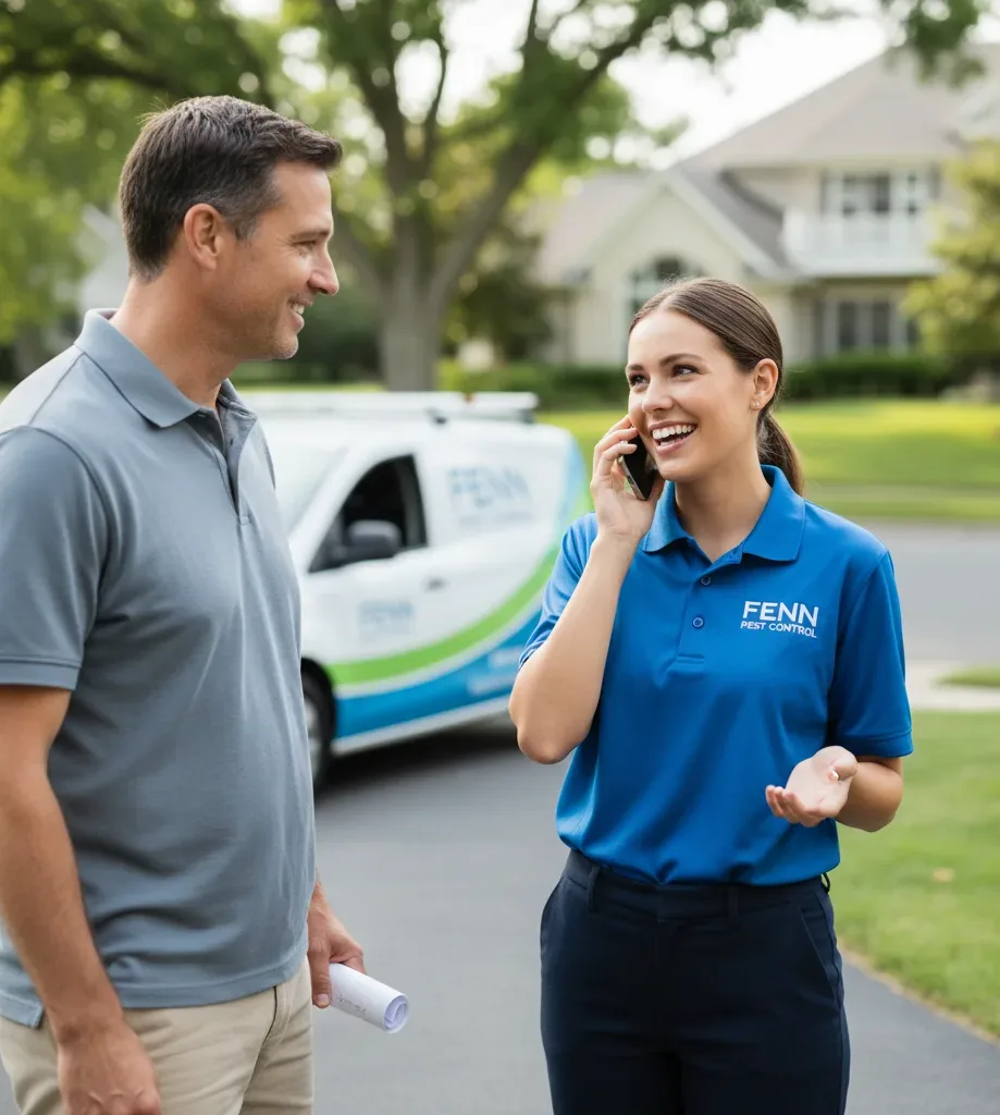 Fenn Pest Control customer support in Wanblee